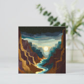 Carte Paysage du Canyon Sunset (Debout devant)