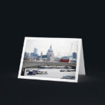 Carte Paysage du centre de Londres<br><div class="desc">Carte de voeux du centre de Londres. Vous pouvez facilement customiser ce produit gratuitement si vous souhaitez ajouter du libellé ou changer la couleur du arrière - plan.</div>