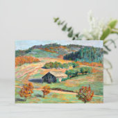 Carte Paysage du début de l'automne (Debout devant)