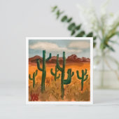 Carte Paysage du désert (Debout devant)