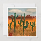 Carte Paysage du désert (Devant)