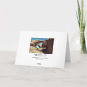 Carte Paysage du désert de Double Arch (Dos)