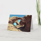 Carte Paysage du désert de Double Arch (Devant)