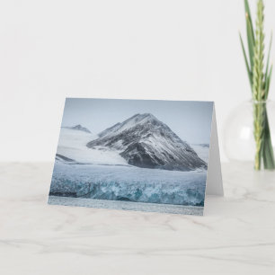 Carte Paysage du glacier Svalbard