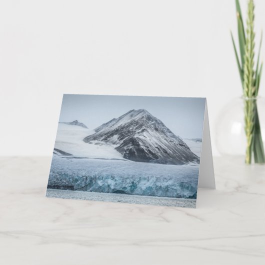 Carte Paysage du glacier Svalbard (Devant)