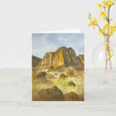 Carte Paysage du Nevada 4 (Fleur jaune)