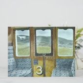 Carte Paysage du train (par Eric Ravilious) (Debout devant)