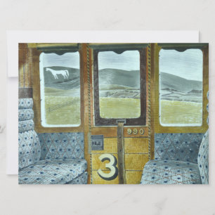 Carte Paysage du train (par Eric Ravilious)