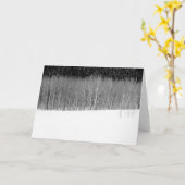Carte paysage hiver (Fleur jaune)