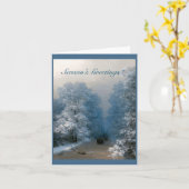 Carte Paysage hivernal par Ivan Aivazovsky (Fleur jaune)