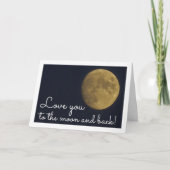 Carte Paysage lunaire de la Terre (Devant)