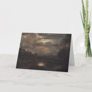 Carte Paysage Lune avec Pont : Vierge