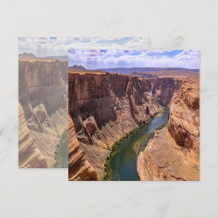 Carte Paysage magnifique du Grand Canyon et du fleuve Co