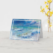 Carte Paysage marin (Fleur jaune)