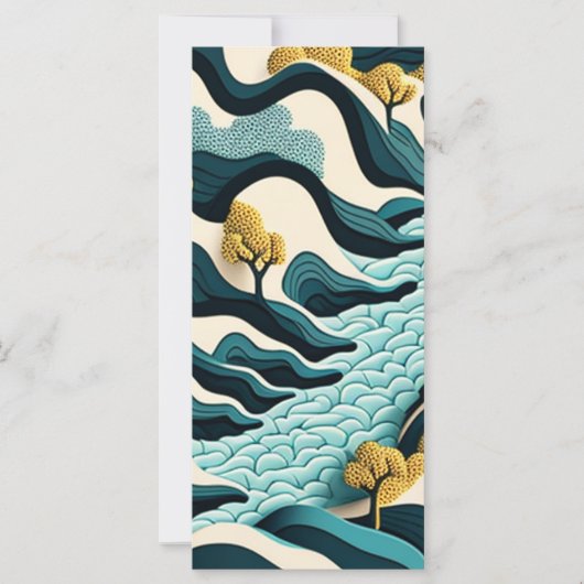 Carte Paysage moderne (Devant)