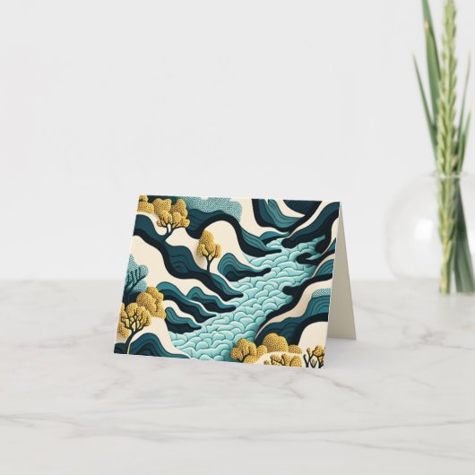 Carte Paysage moderne (Devant)