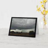 Carte Paysage Nuage Orageux (Fleur jaune)