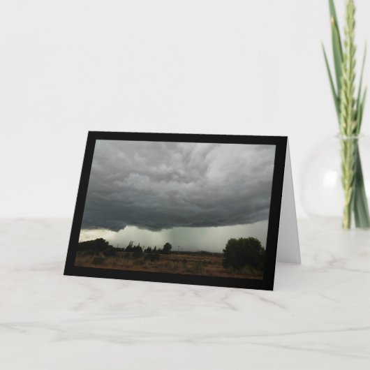 Carte Paysage Nuage Orageux (Devant)