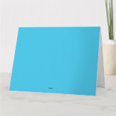 Carte Paysage paradisiaque de Noël avec Croix Sainte (Dos)