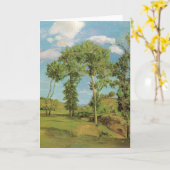 Carte Paysage Paysage Frédéric Bazille Impressionniste (Fleur jaune)