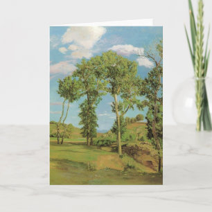 Carte Paysage Paysage Frédéric Bazille Impressionniste