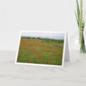 Carte Paysage Poppy Field (Devant)