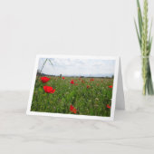 Carte Paysage Poppy Field (Devant)