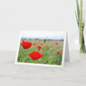 Carte Paysage Poppy Field (Devant)
