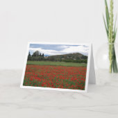Carte Paysage Poppy Field (Devant)