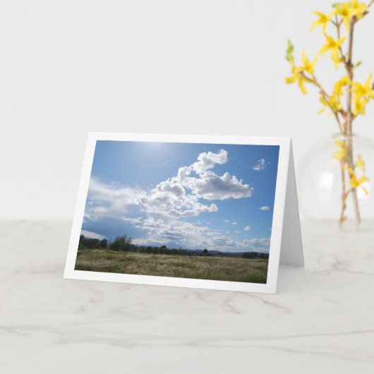 Carte Paysage rural espagnol, Valence, Espagne (Fleur jaune)