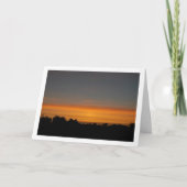 Carte Paysage Silhouette Ciel (Devant)