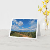 Carte Paysage Sky de Orchard Path (Fleur jaune)