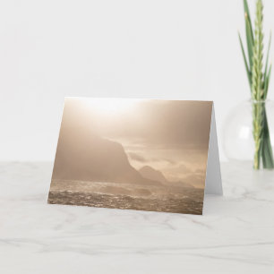 Carte Paysage spectaculaire au coucher du soleil