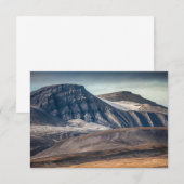 Carte Paysage Spitsbergen Svalbard (Devant / Derrière)