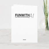 Carte Paysage surréaliste | Anniversaire magique (Dos)