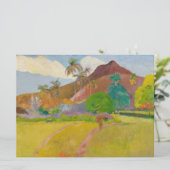 Carte Paysage tahitien (par Paul Gaugin) (Debout devant)