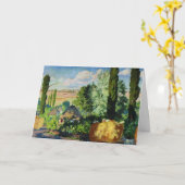 Carte Paysage ukrainien (Fleur jaune)