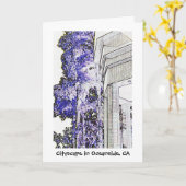 Carte Paysage urbain dans l'Oceanside, CA (Fleur jaune)