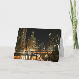 Carte paysage urbain de Chicago