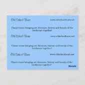 Carte paysagère signet / Carte de visite (Dos)