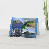 Carte Paysages rocheux Alaska Collage Anniversaire Coupl (Devant)