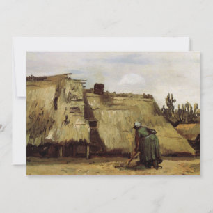 Carte Paysanne creusant une cabane par Vincent van Gogh
