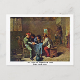 Carte Paysans De Fin De Jeu Dans Une Taverne