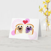 Carte PB& J Love (Fleur jaune)