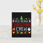 Carte Pcu Nurse Christmas Crew Matching Xmas  (Fleur jaune)