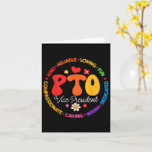 Carte Pdt Vice-Président Rentree Scolaire Ensemble Paren (Fleur jaune)