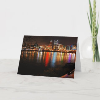 Carte PDX City Skyline la nuit