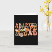 Carte Pe Squad Adapté Retour À L'École Enseignant Adapté (Fleur jaune)