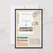Carte Peace and Joy Christmas Ticket Family Gift Coupon (Devant)