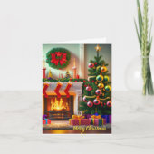 Carte Peace and Love at Christmas (Devant)